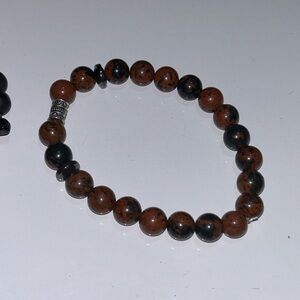 Spiritual Mahogany Obsidian Beaded bracelet